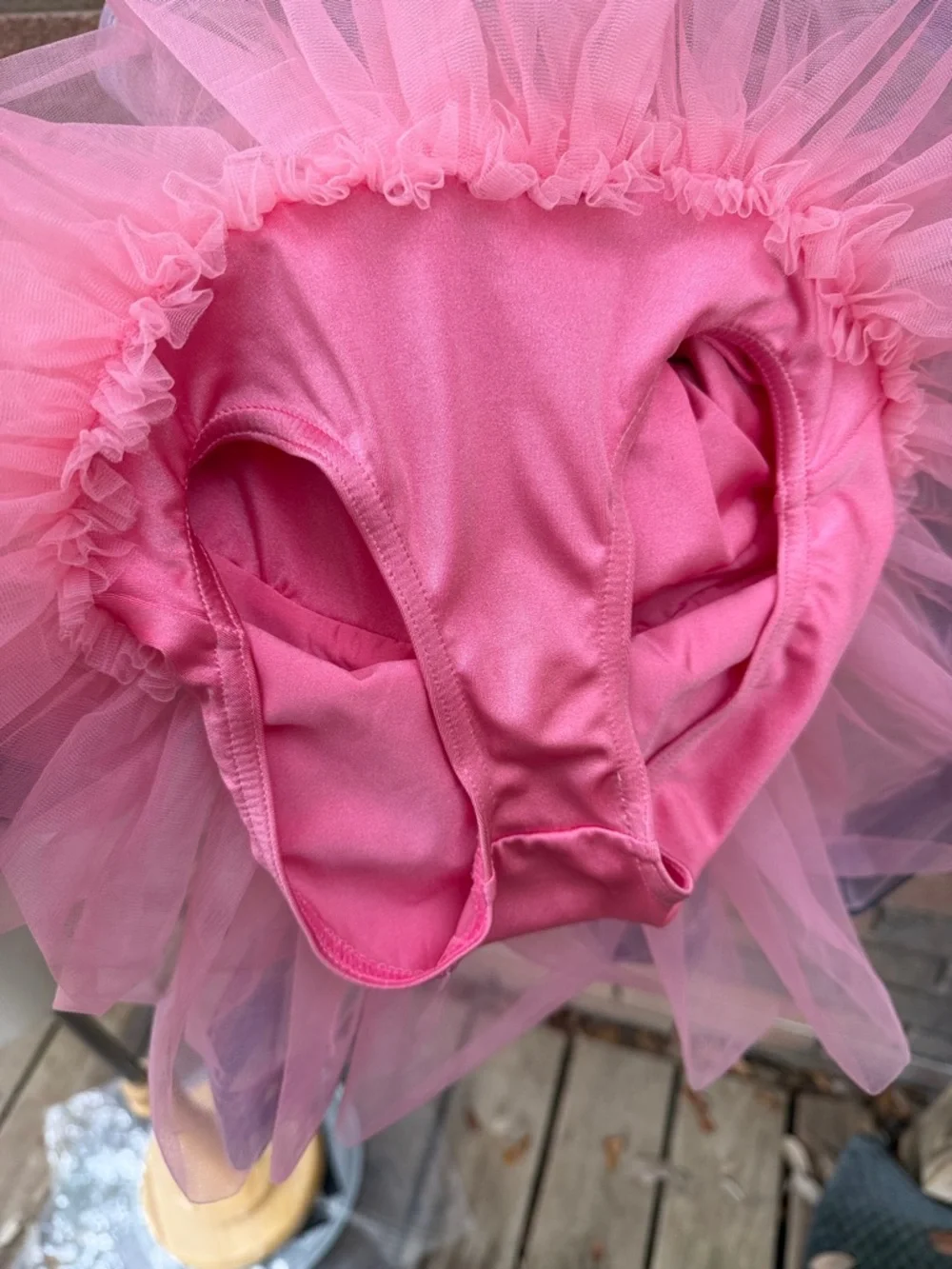 Weissman Pink and Navy Sparkle Tutu Dance Costume Size SC
